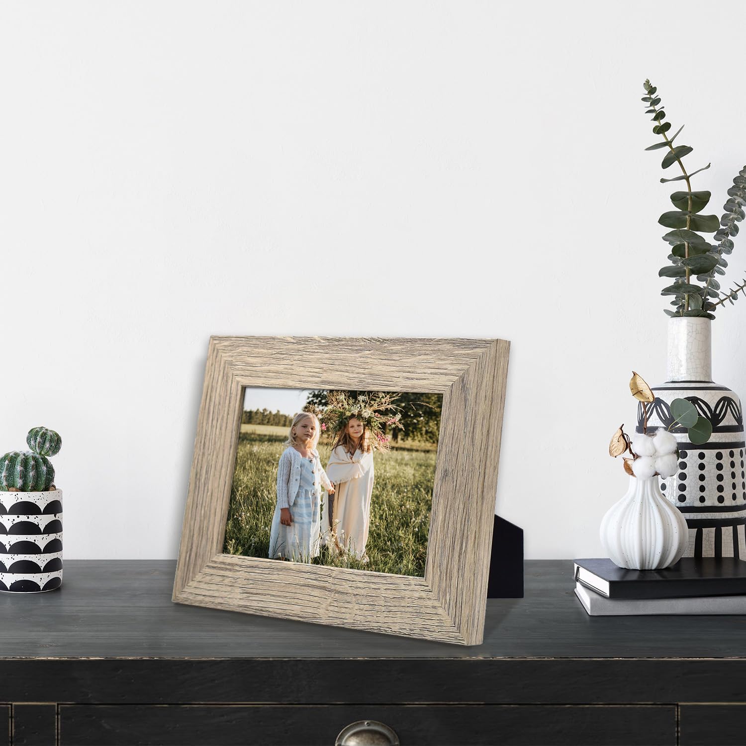 Golden State Art 5x7 Beige Picture Frame 2 Pack