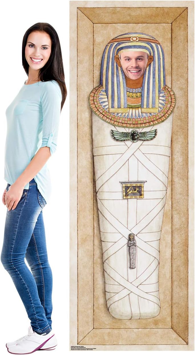 Cardboard People Mummified Pharaoh Cutout Stand-In