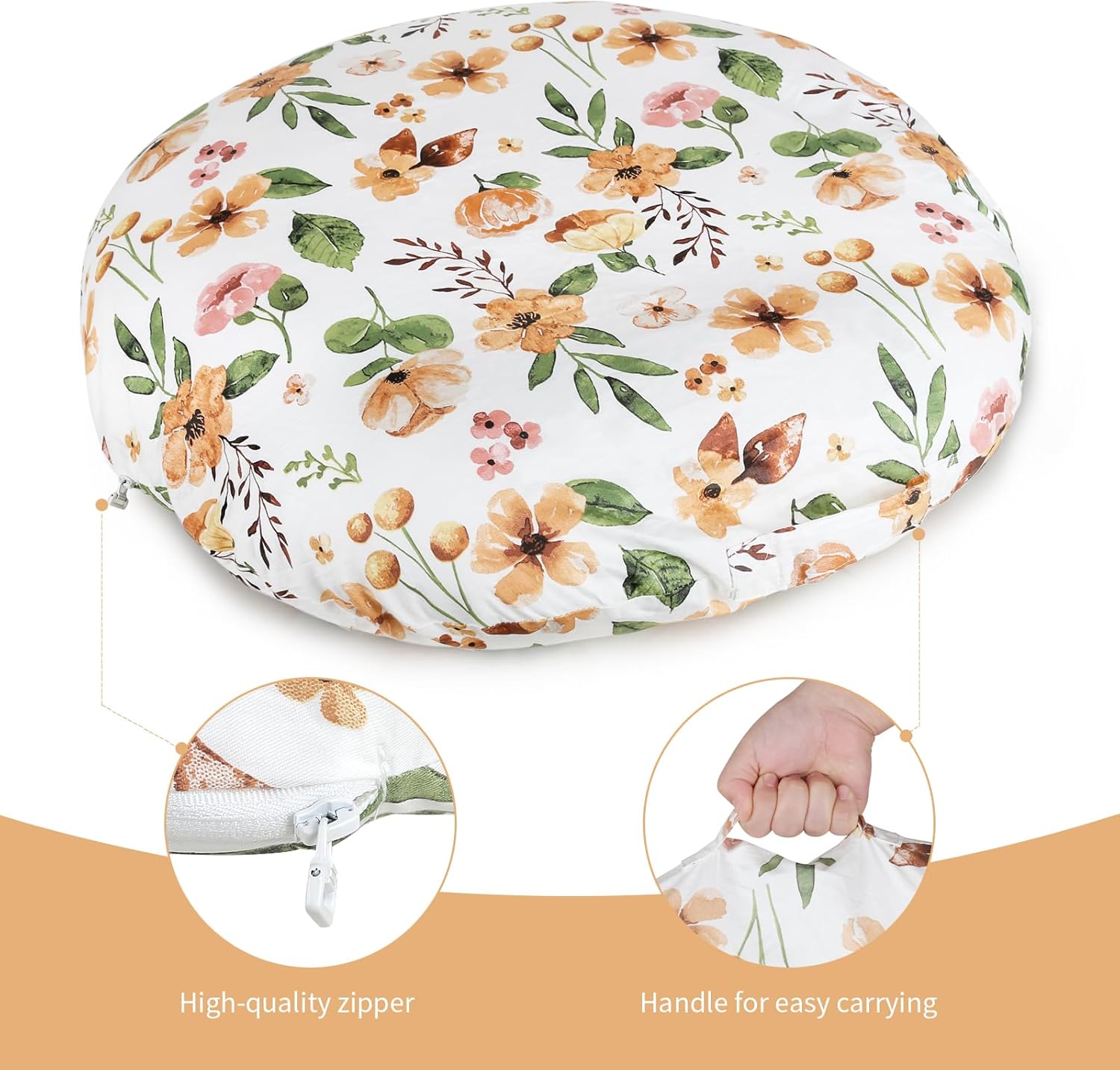 EFELIM Nest Sleeper Pillow with Cotton Cover Yellow