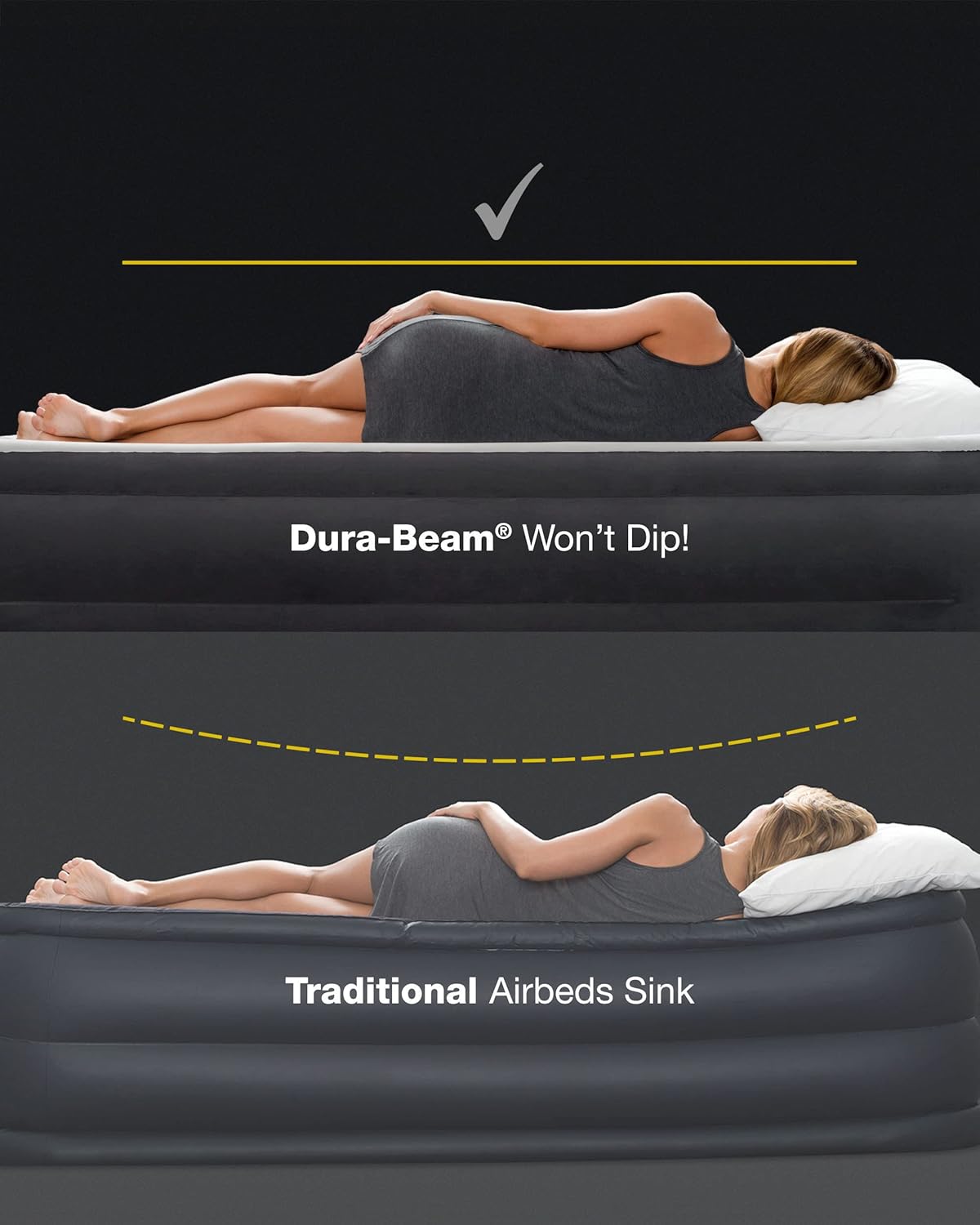 Intex Dura-Beam Standard Prestige Air Mattress Twin Size 10in 300lb