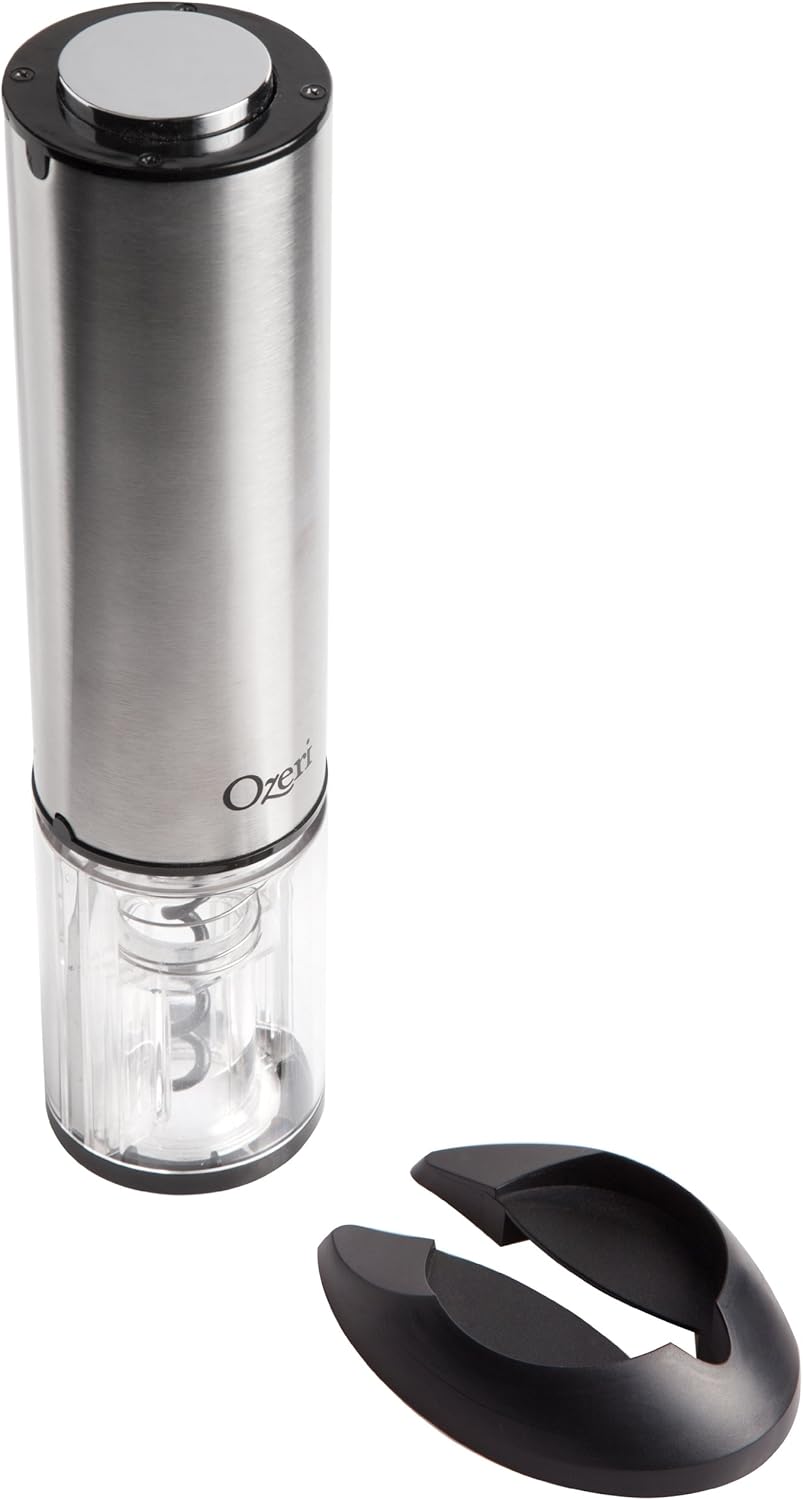 Ozeri Extravo Electric Wine Opener in Stainless Steel