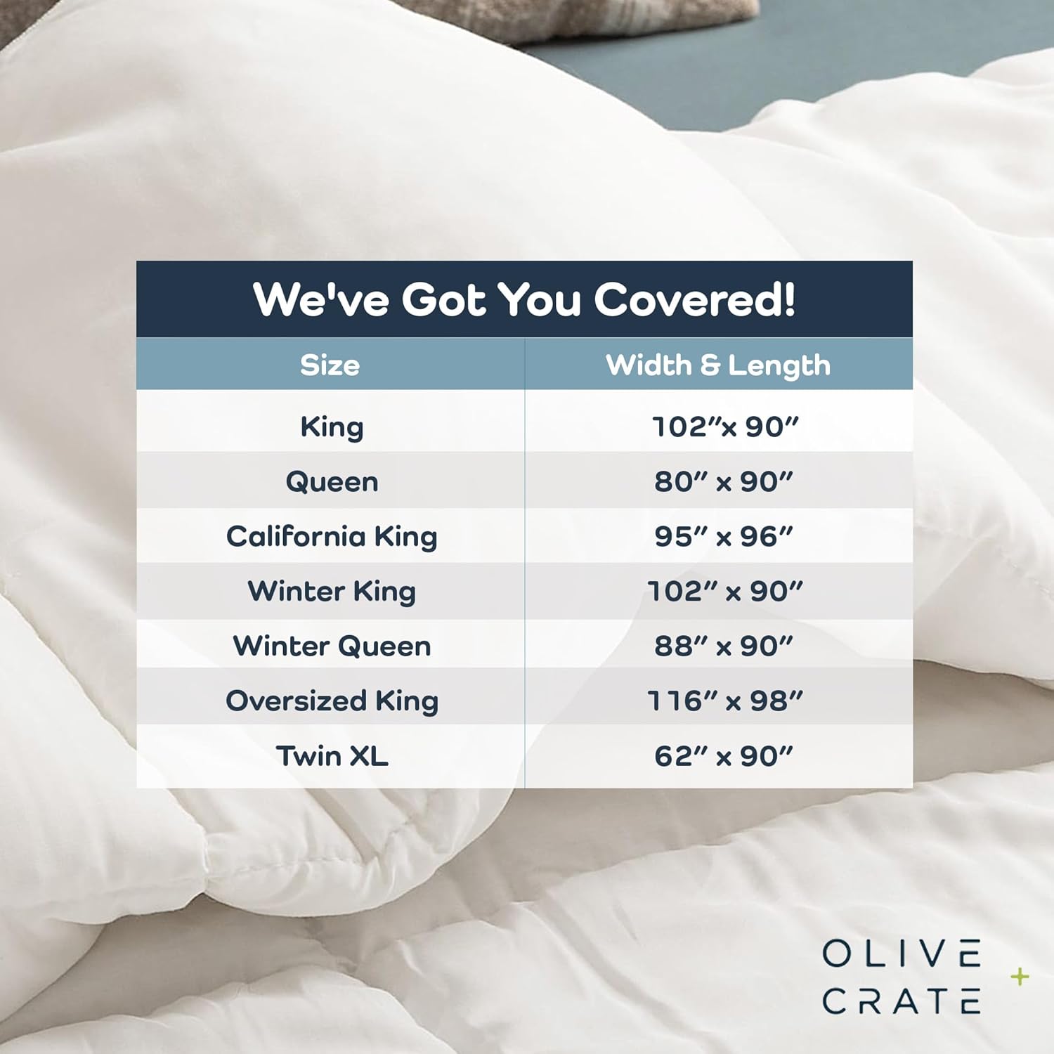 Olive Crate Bamboo Viscose King Comforter - Lightweight Breathable