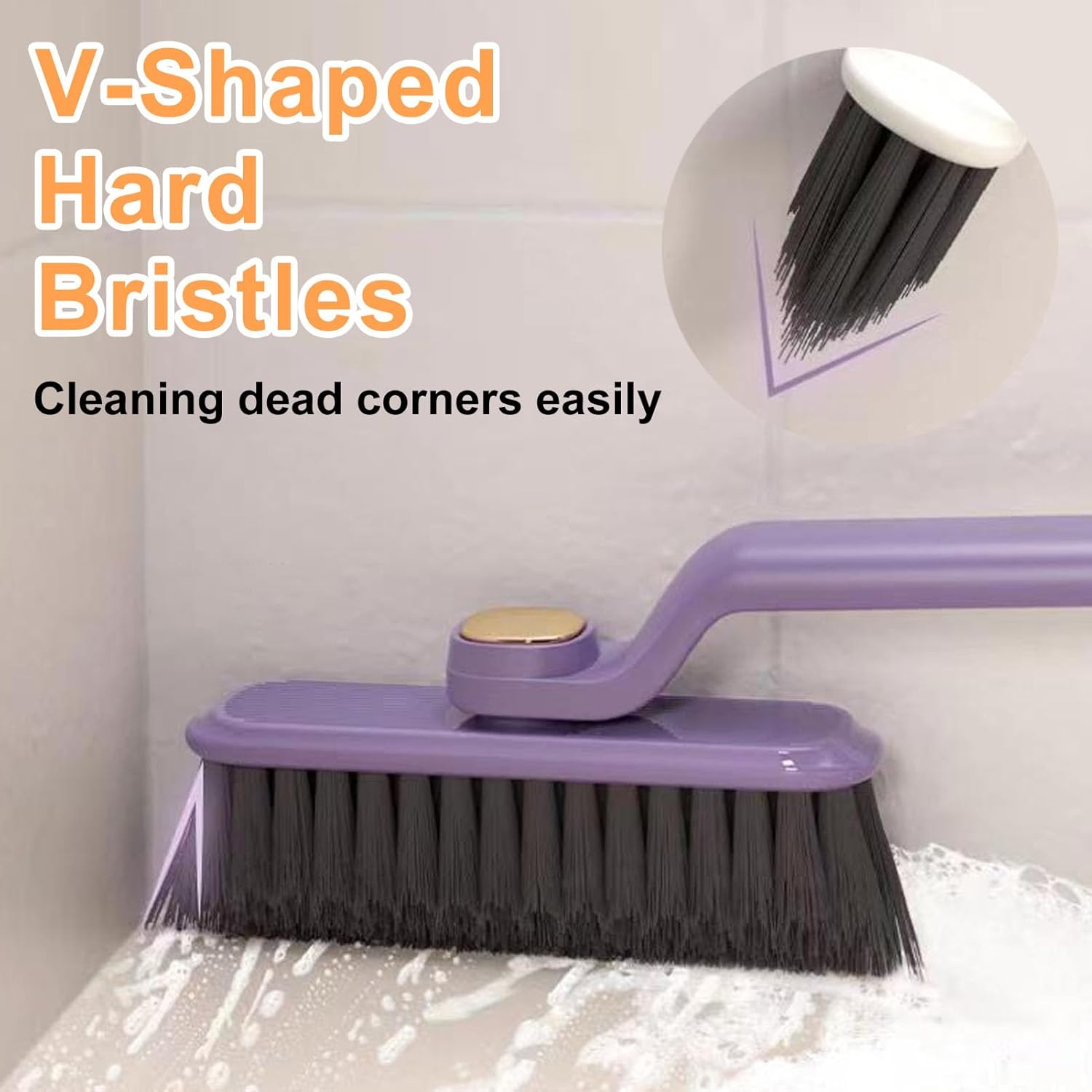 4 PCS Multi-Function Crevice Brush Kit for Kitchen and Bathroom Cleaning