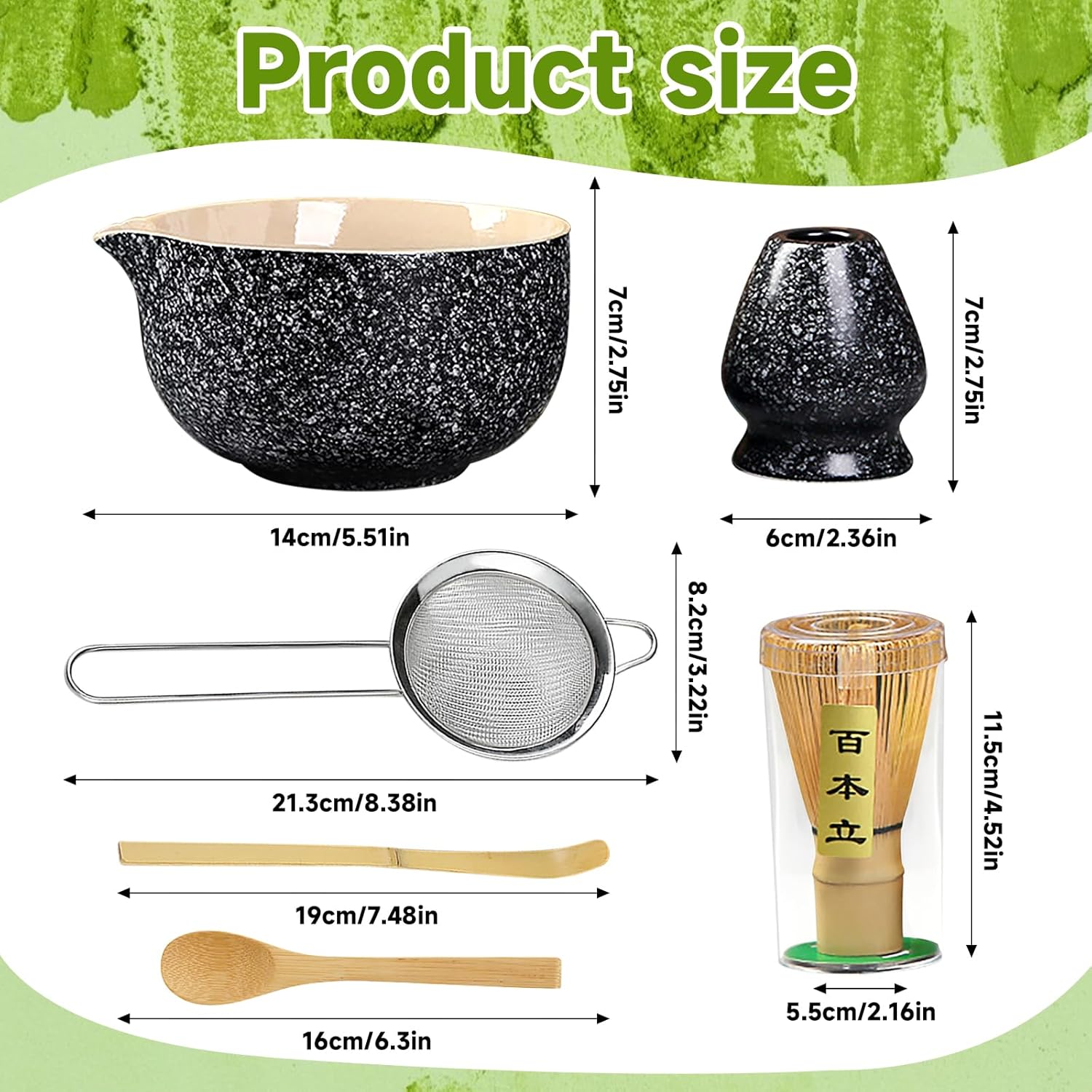 Amerzam Japanese Matcha Set - Complete Ceremony Collection