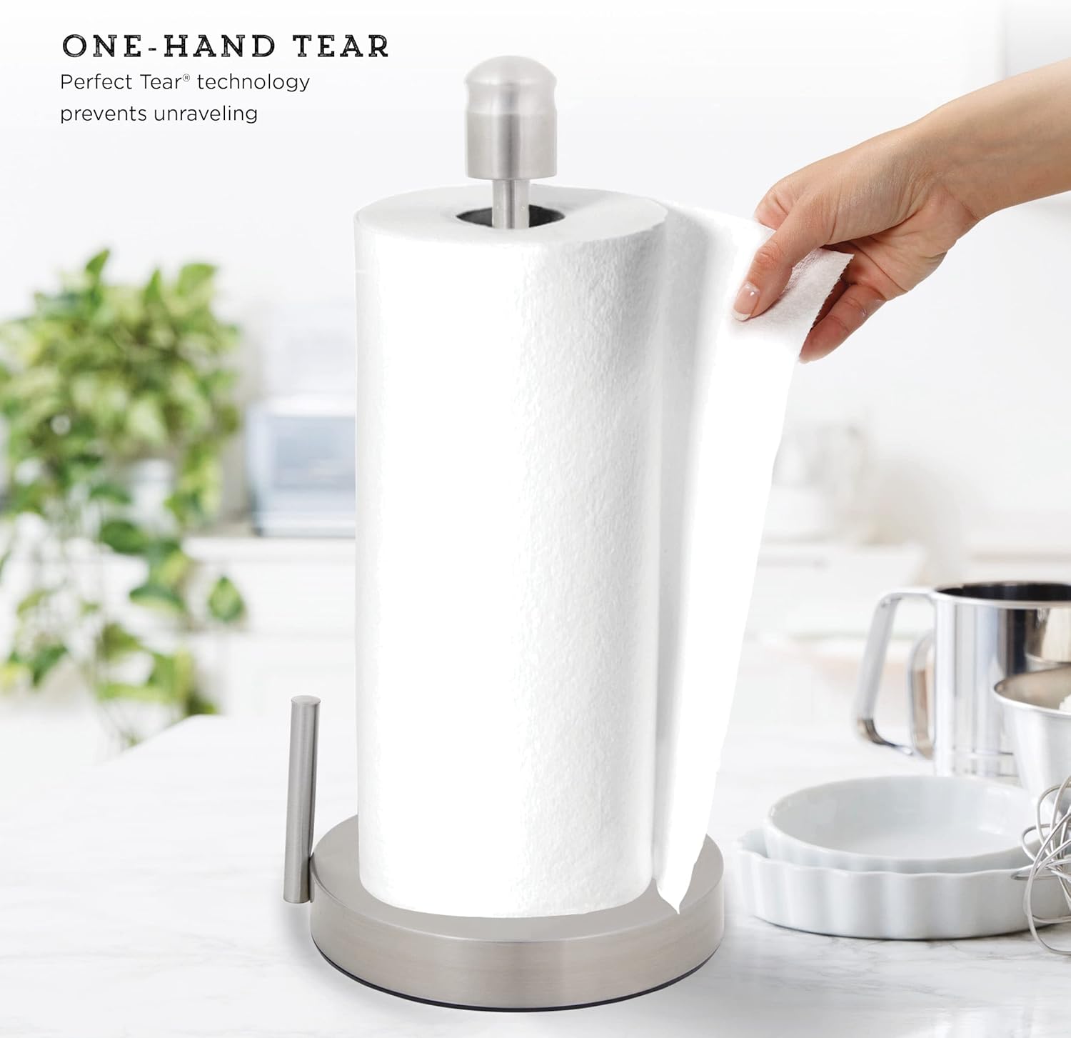 Kamenstein Perfect Tear Paper Towel Holder 13 Inch Silver