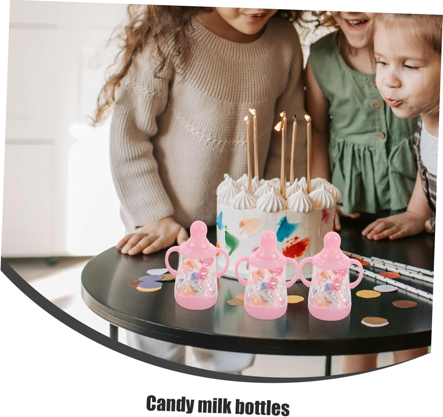 KOMBIUDA 10pcs Bottle Candy Holders for Parties and Celebrations