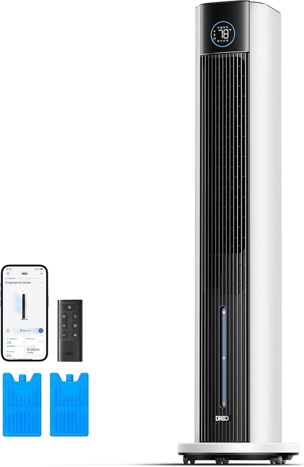 Dreo Evaporative Air Cooler 43 Floor Fan with APP Control