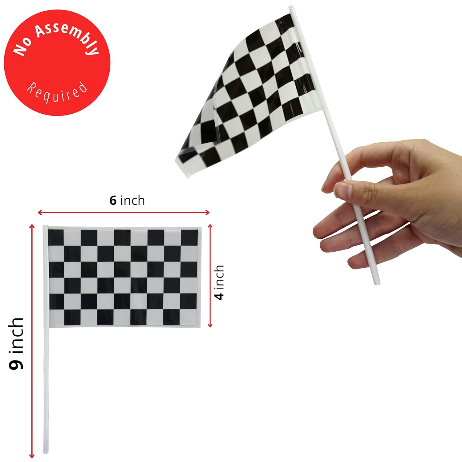 24 Race Car Treat Boxes with Checkered Flags Racing Party Supplies
