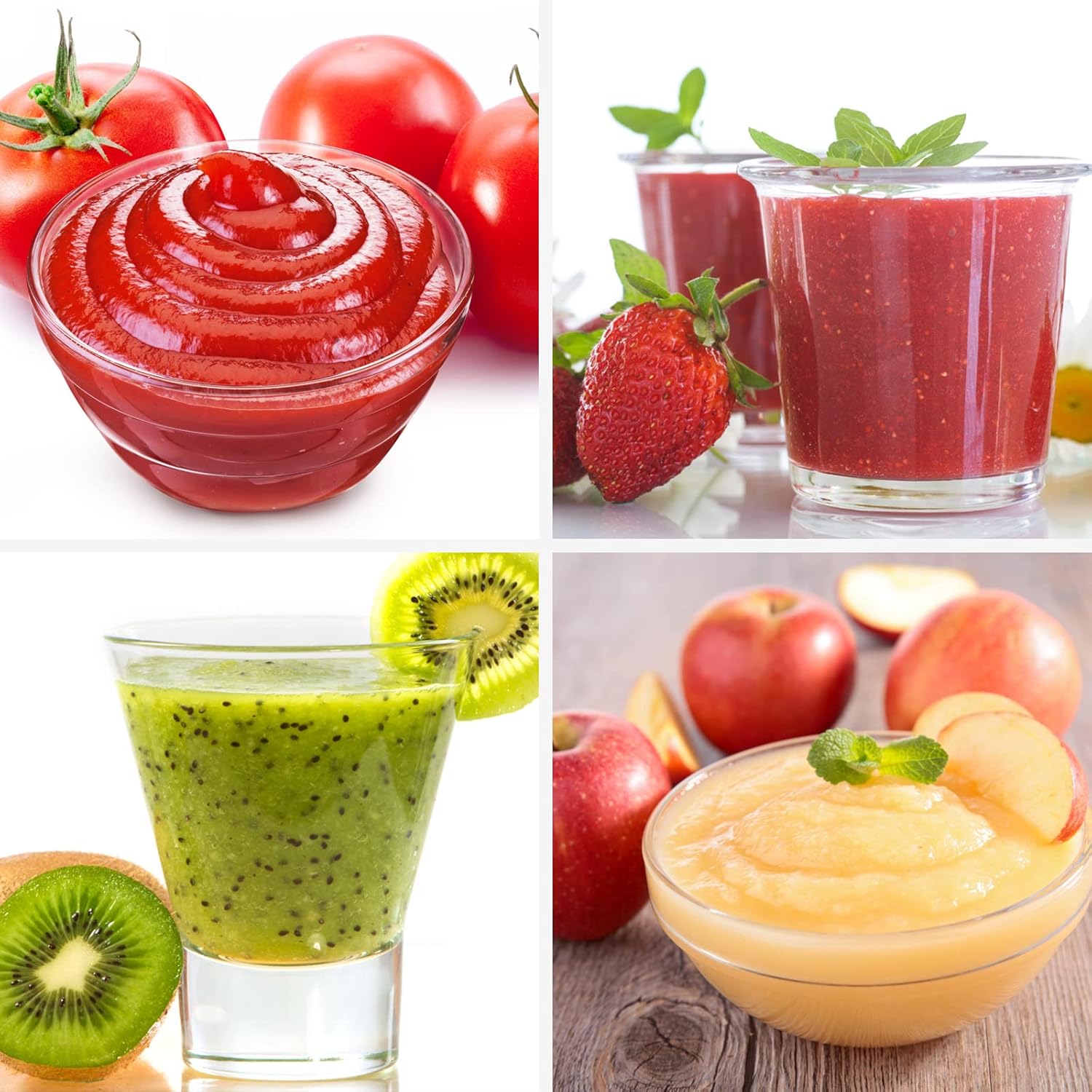 InnoMoon Fruit Vegetable Strainer and Meat Grinder for Kitchenaid Stand Mixer