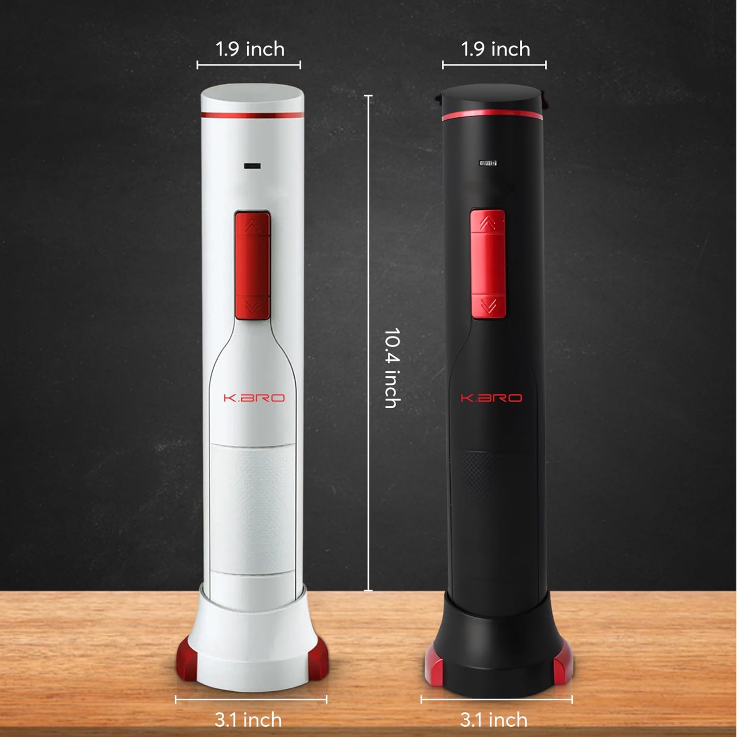 Rechargeable Electric Wine Opener With Foil Cutter