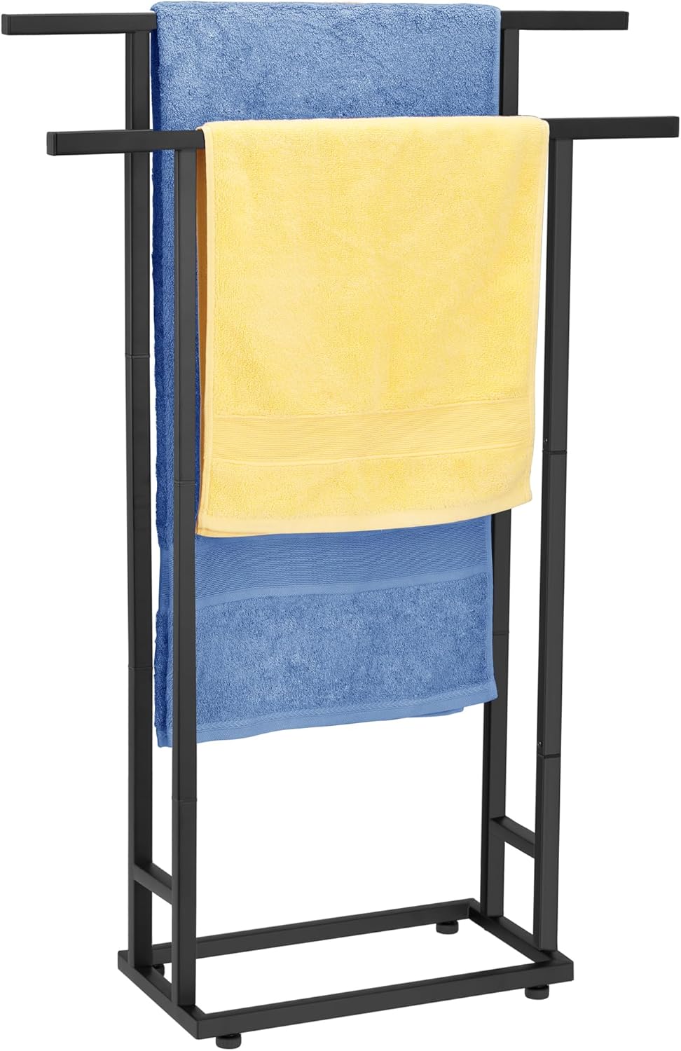 ALHAKIN 2 Tier Standing Towel Rack for Bathroom