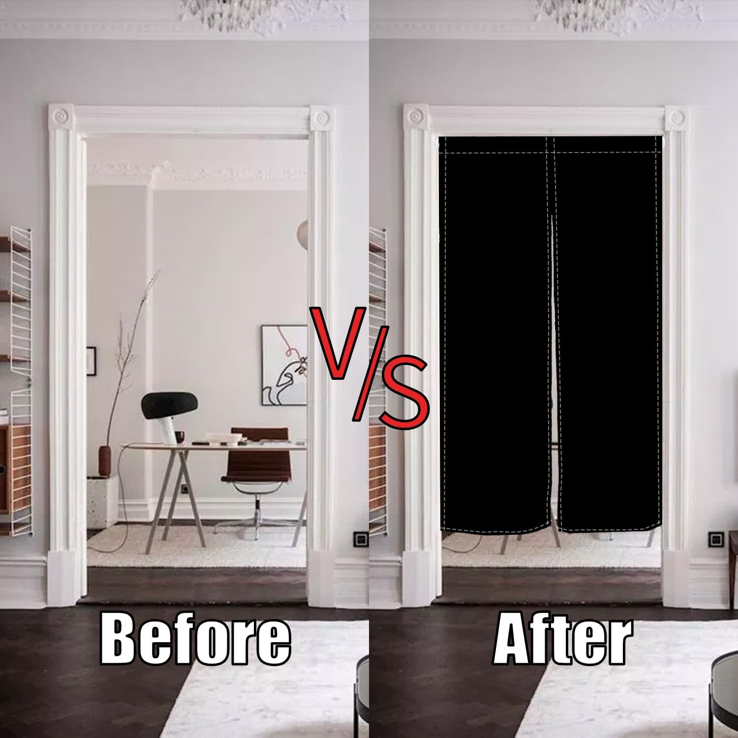 Long Japanese Door Curtain Noren for Privacy