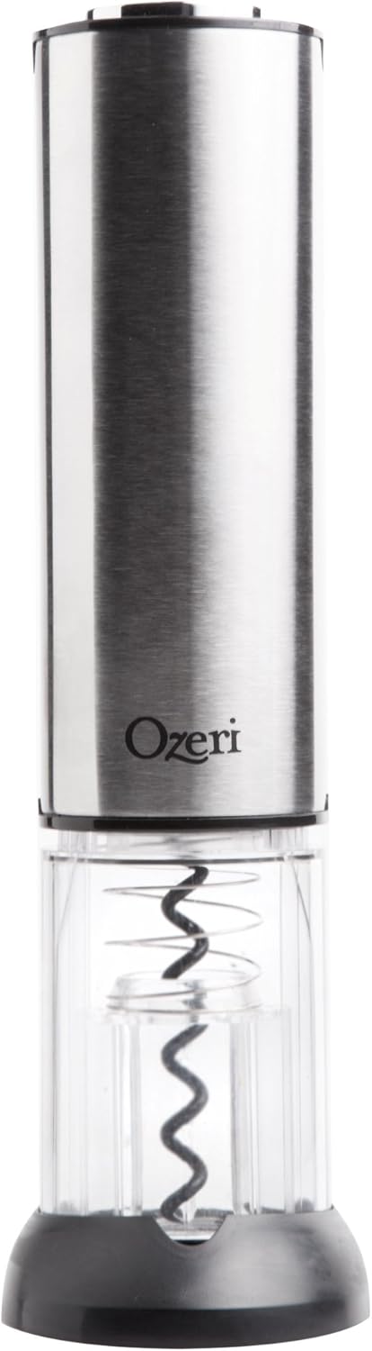 Ozeri Extravo Electric Wine Opener in Stainless Steel