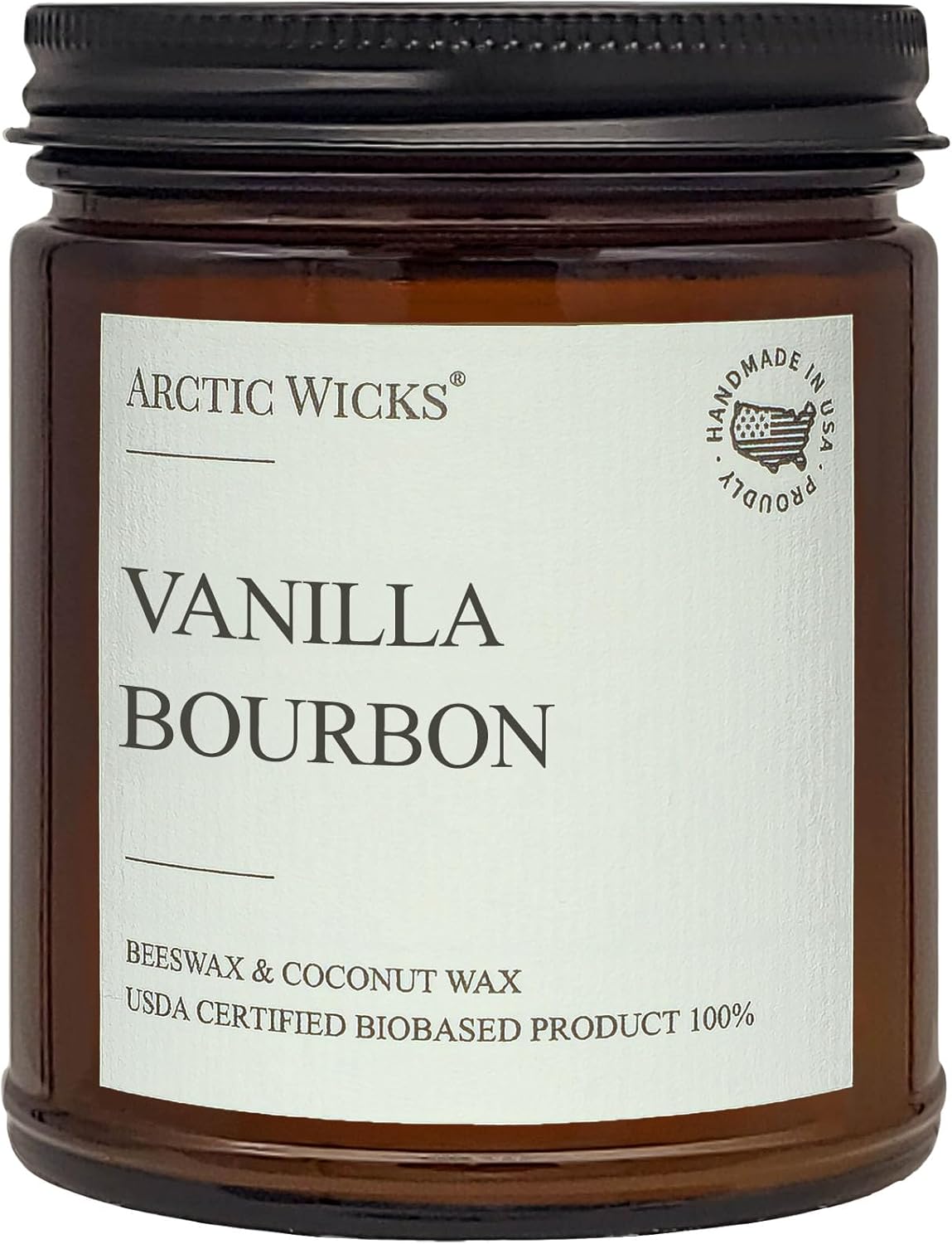 Vanilla Bourbon Candle by Arctic Wicks 9oz