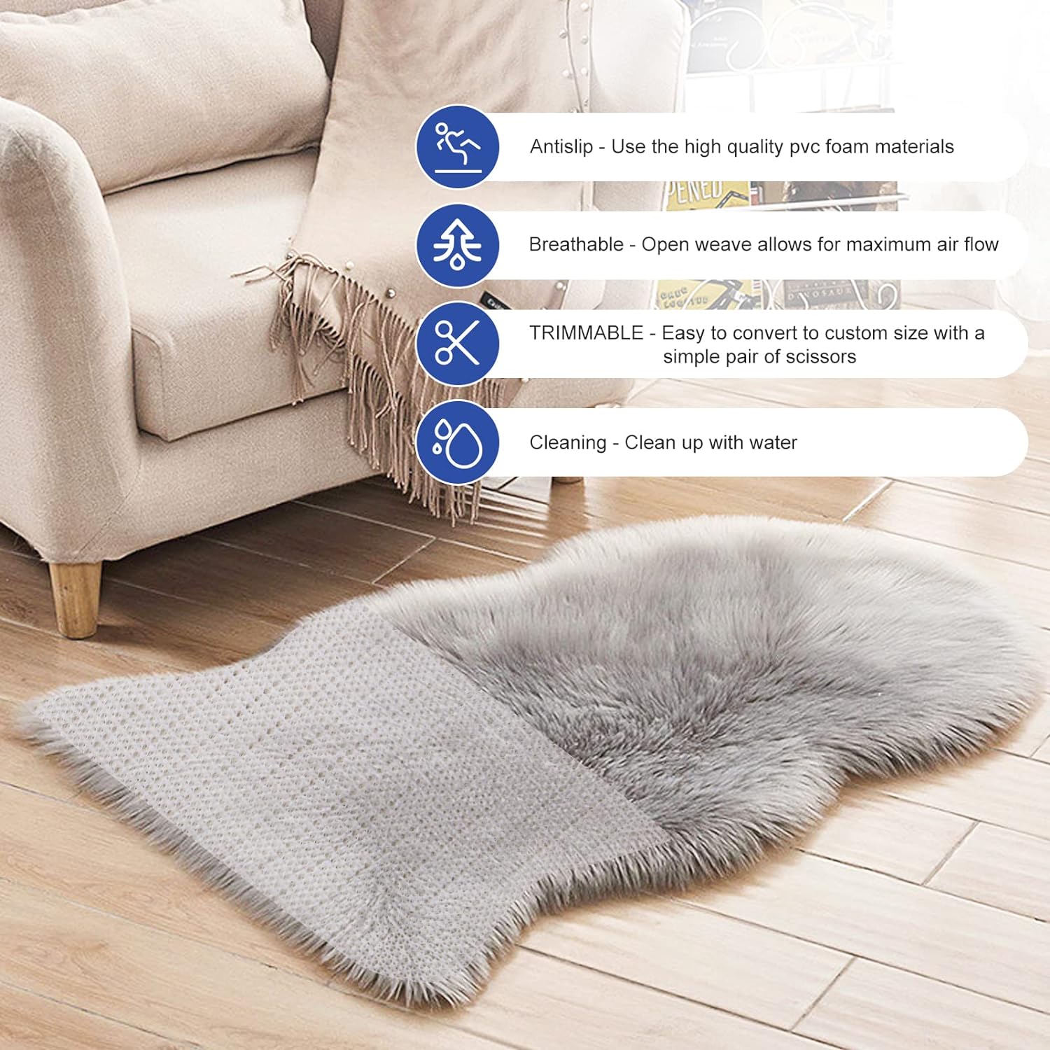 Foboull Mattress Slide Stopper Non Slip Pad Twin Size