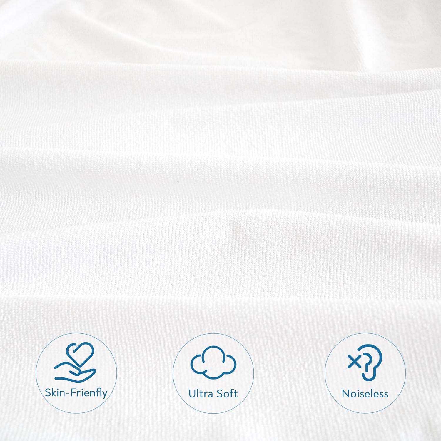 Full Size Mattress Protector Waterproof and Breathable Terry Soft Cover