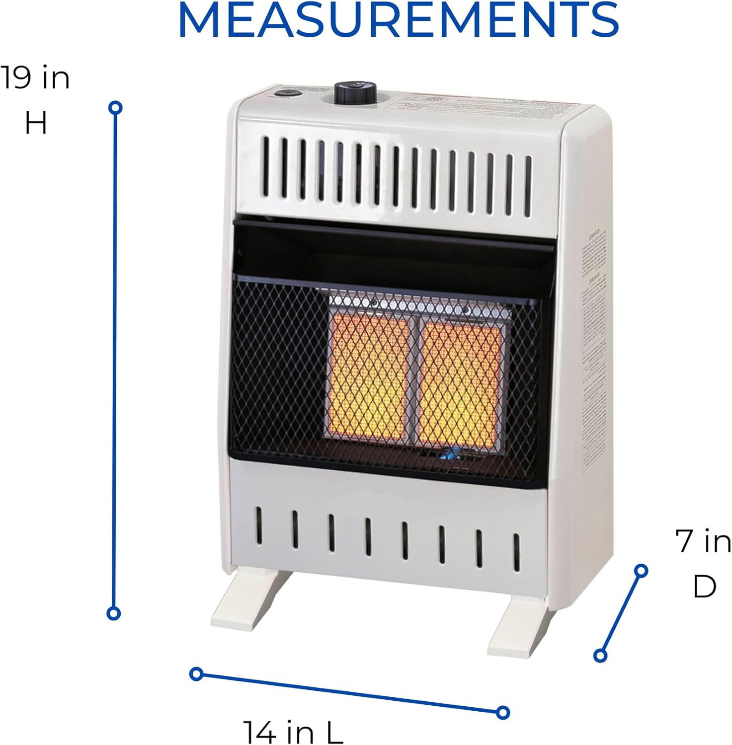 ProCom ML100TPA B Ventless Propane Infrared Space Heater 10000 BTU