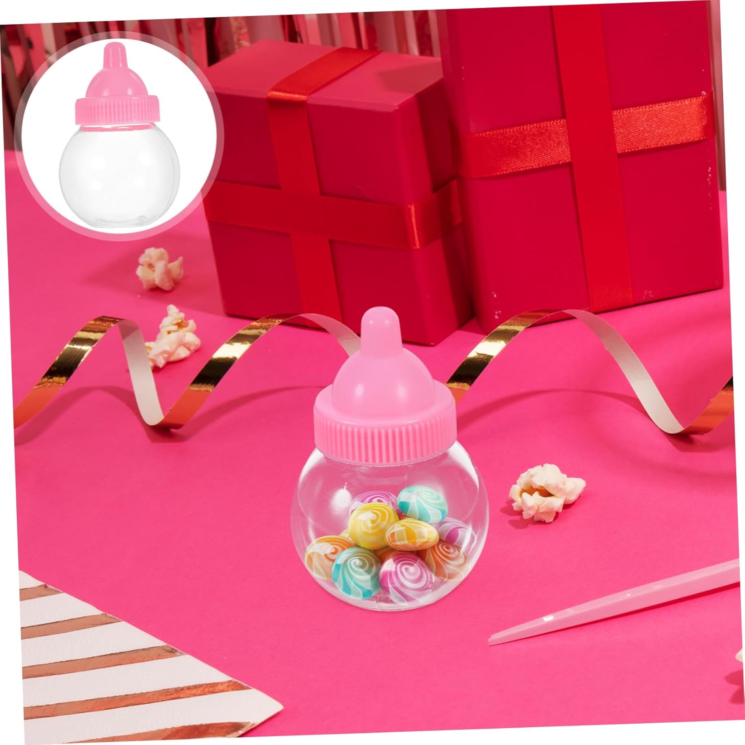 20pcs Novelty Bulb Candy Container for Party Favors