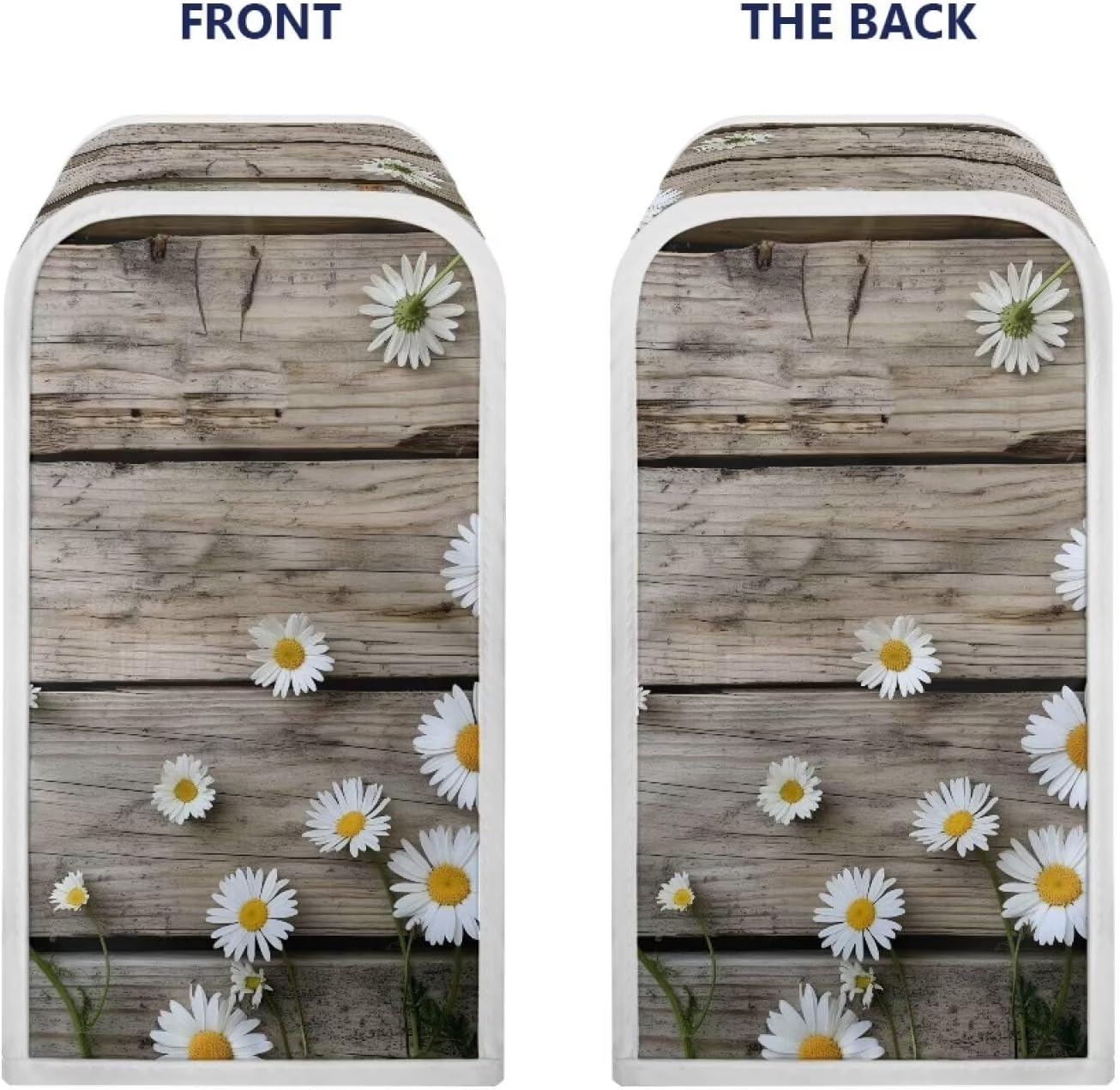 Wood Daisy Can Opener Dust Cover for Kitchen Decor