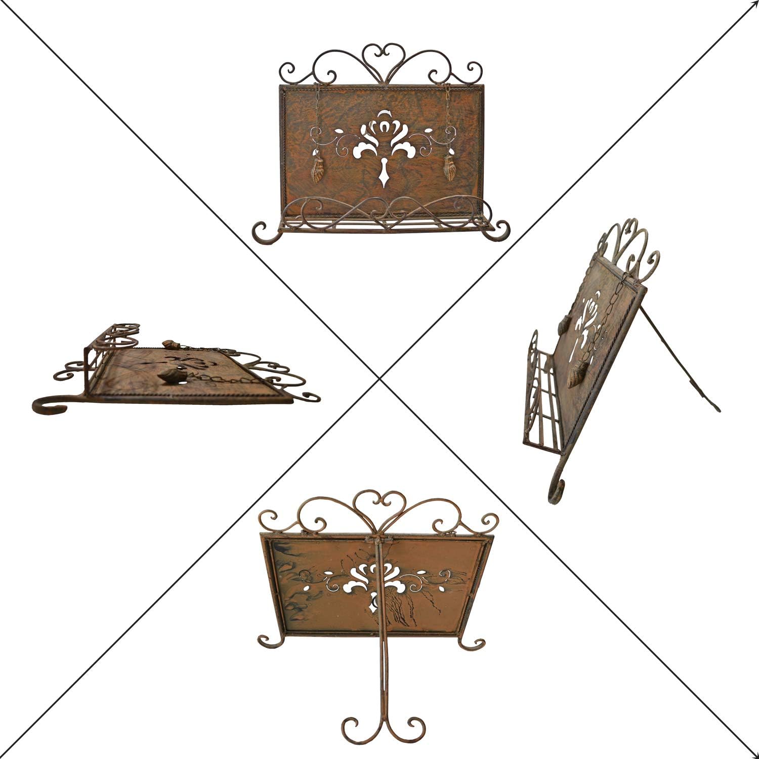 Westcharm Holiday Gift - Antique Metal Cookbook Stand