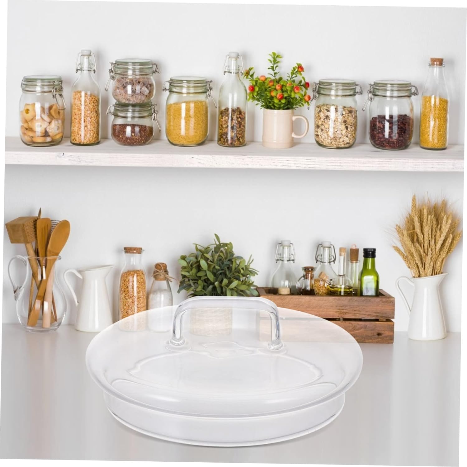 Airtight Glass Jar Lids Replacement 2 Pack