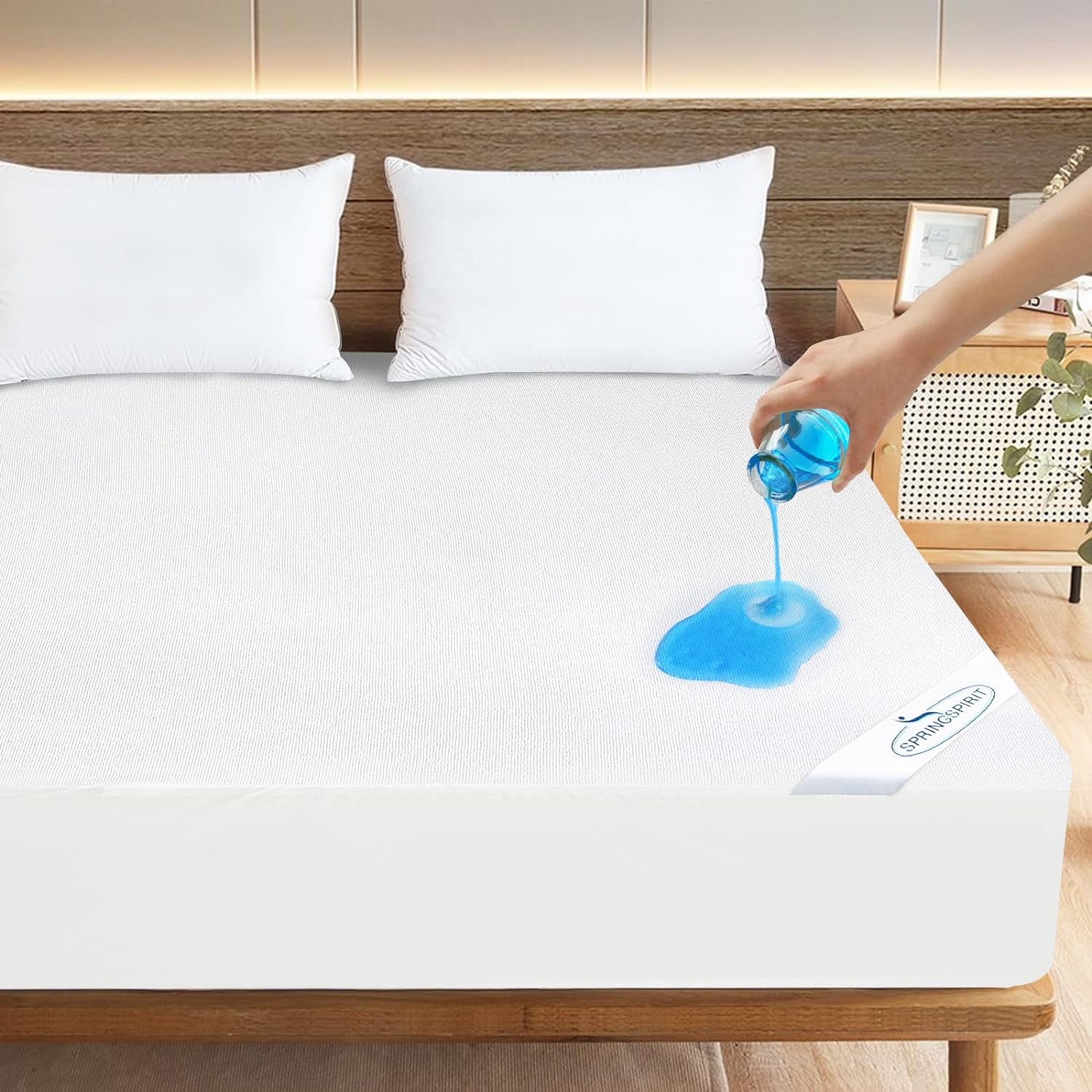 Full Size Mattress Protector Waterproof and Breathable Terry Soft Cover