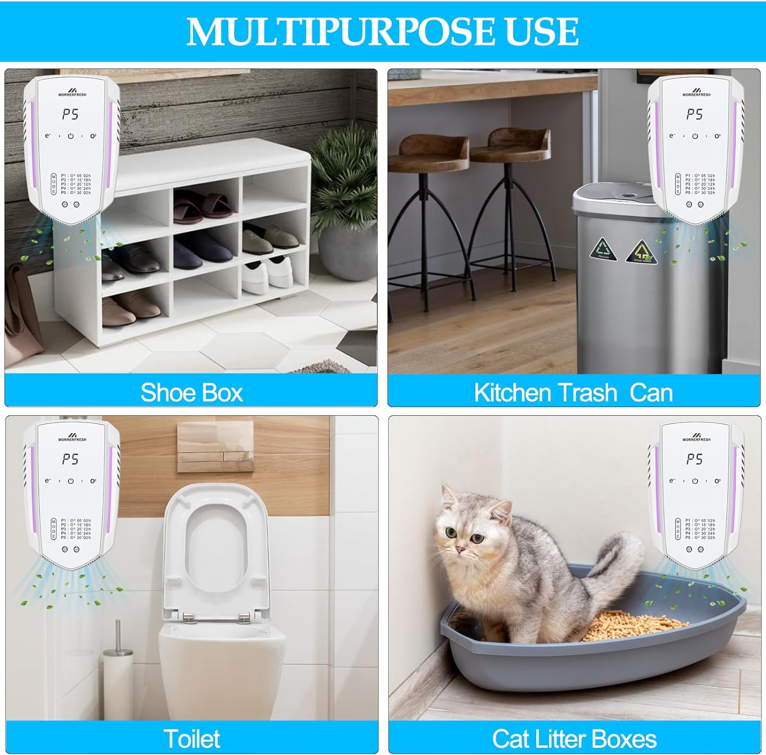 Morrerfresh Ozone Odor Eliminator for Pets Home Air Ionizer
