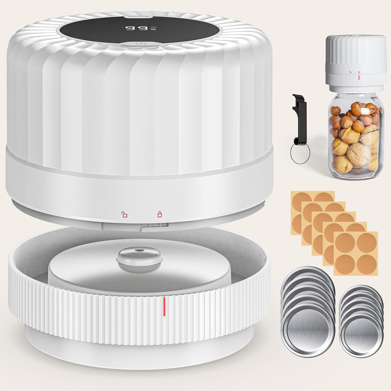 Fully Automatic Mason Jar Vacuum Sealer Kit