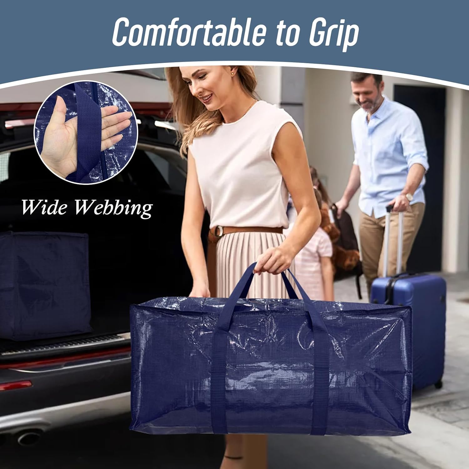FYGRIP 6 Pack Extra Heavy Duty Large Moving Bags