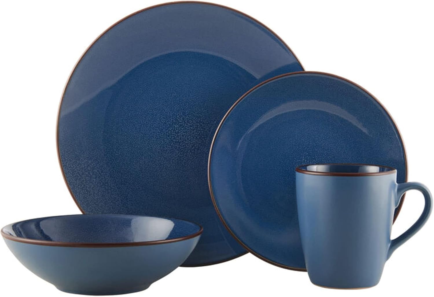 Pfaltzgraff Pierce 16-Piece Dinnerware Set Blue