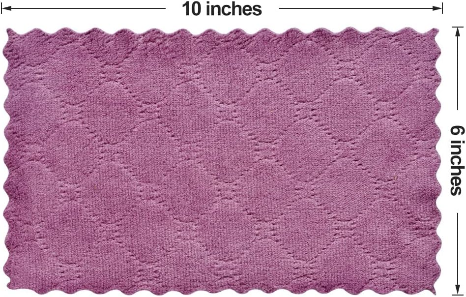 OstWony Reusable Cleaning Cloths 11PCS 10x6 Inch Microfiber Dish Towels