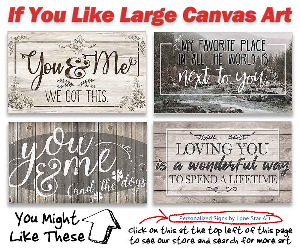 I Love You To The Moon And Back Stretched Canvas Wall Art
