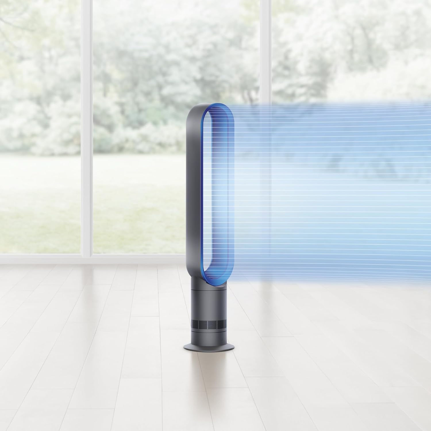 Dyson Cool AM07 Air Multiplier Bladeless Tower Fan Iron Blue