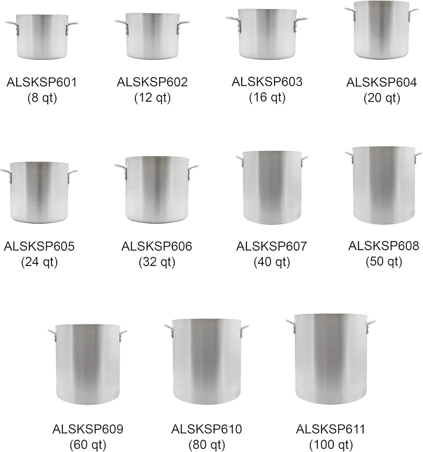 16 Quart Heavy Duty Aluminum Stock Pot