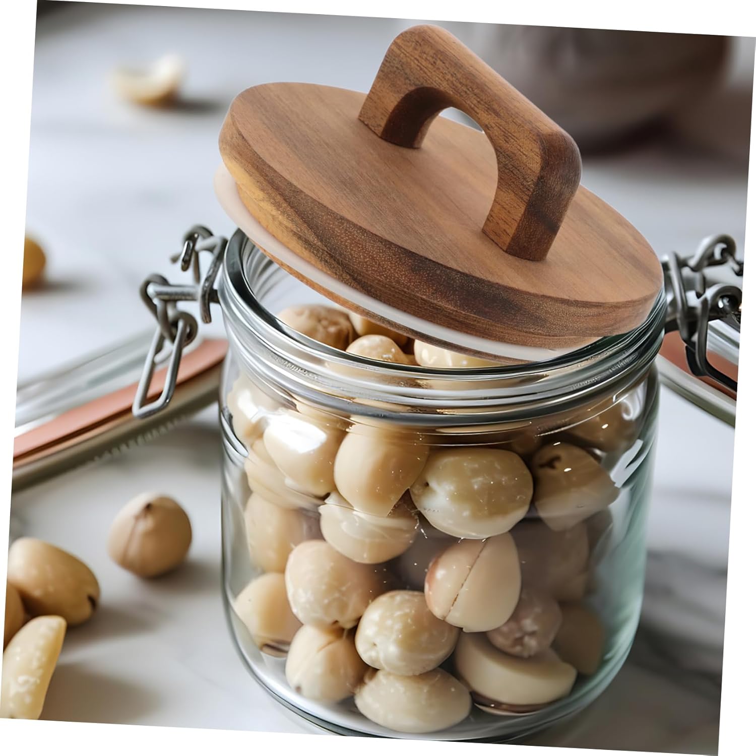 Wooden Lid Storage Jar Multipurpose Canning Covers