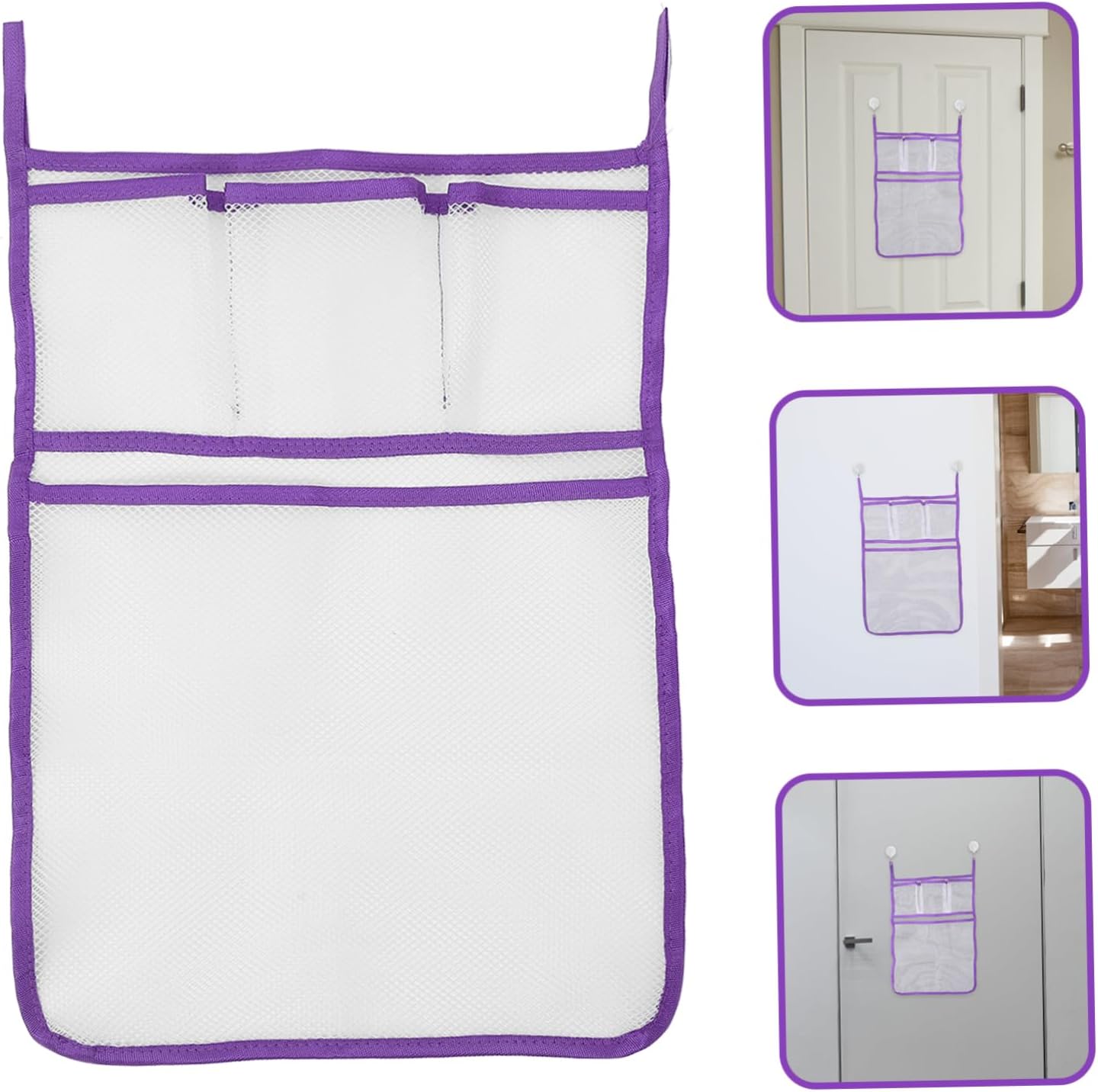 PRETYZOOM Hanging Shower Organizer Mesh Storage Bag