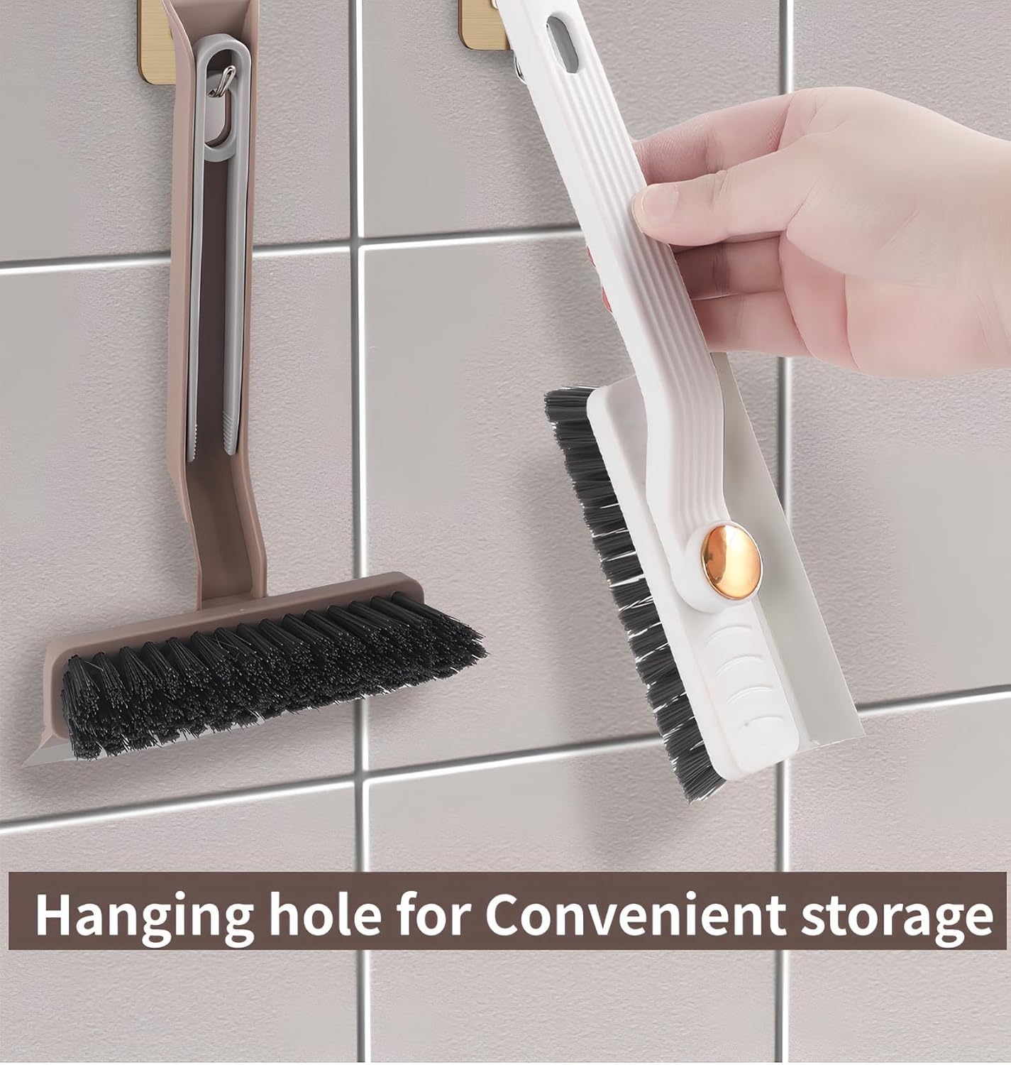3Pcs Multi-Function Rotating Crevice Cleaning Brush Set