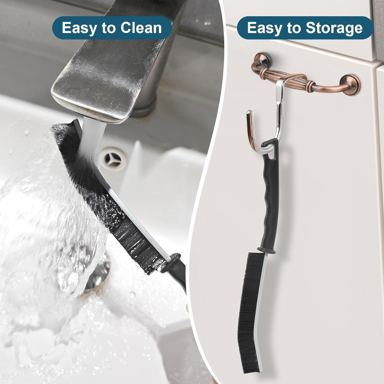BUERWAY 3 Pcs Gap Cleaning Brush Tool Set