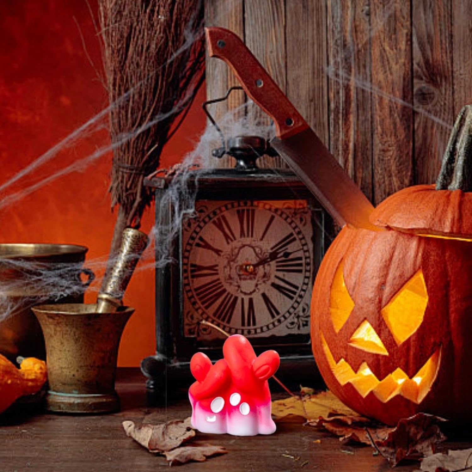 DIY Mini Halloween Figurine Cute Resin Statue Decor