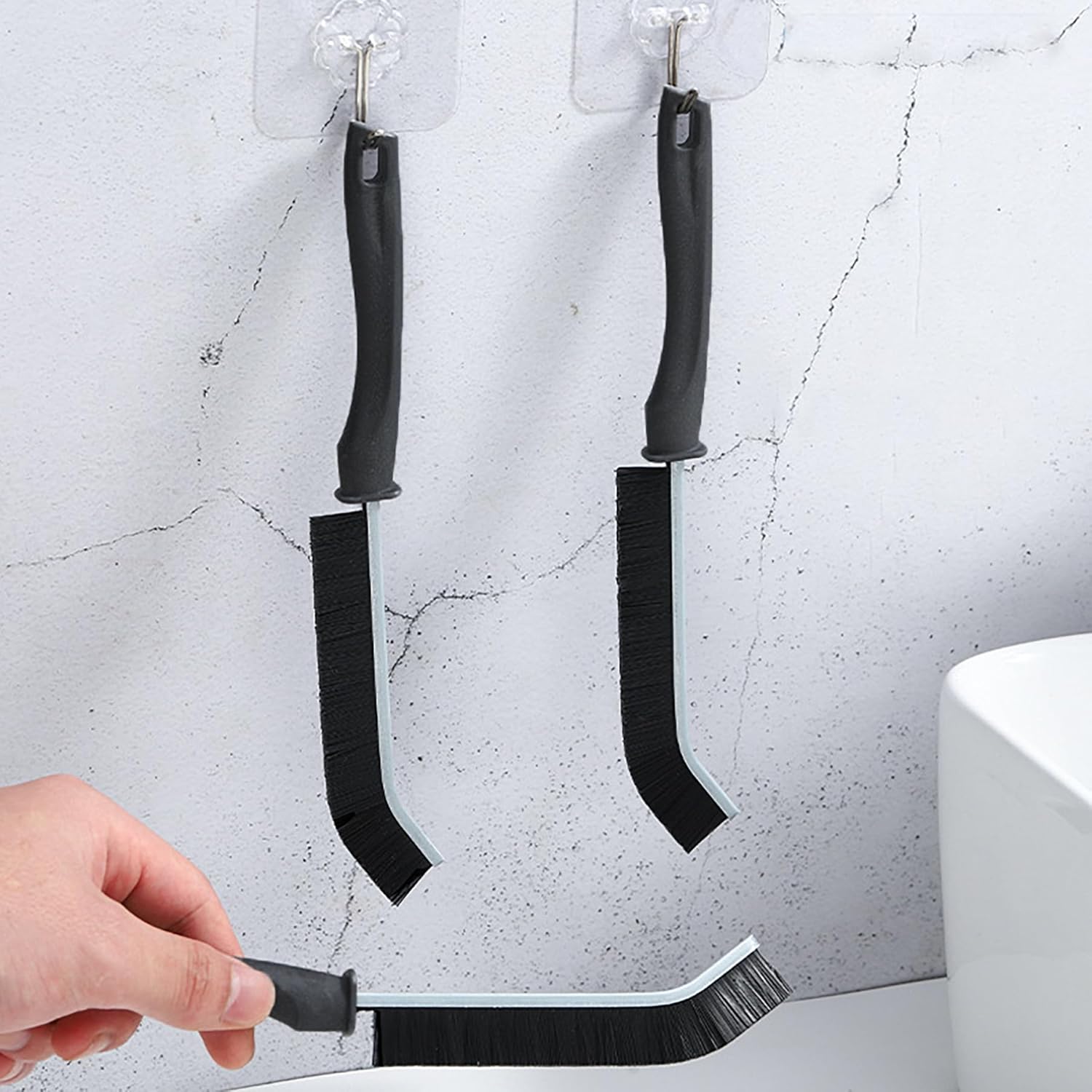 10 Pcs Hard Bristle Gap Cleaning Brush for Kitchen and Bathroom