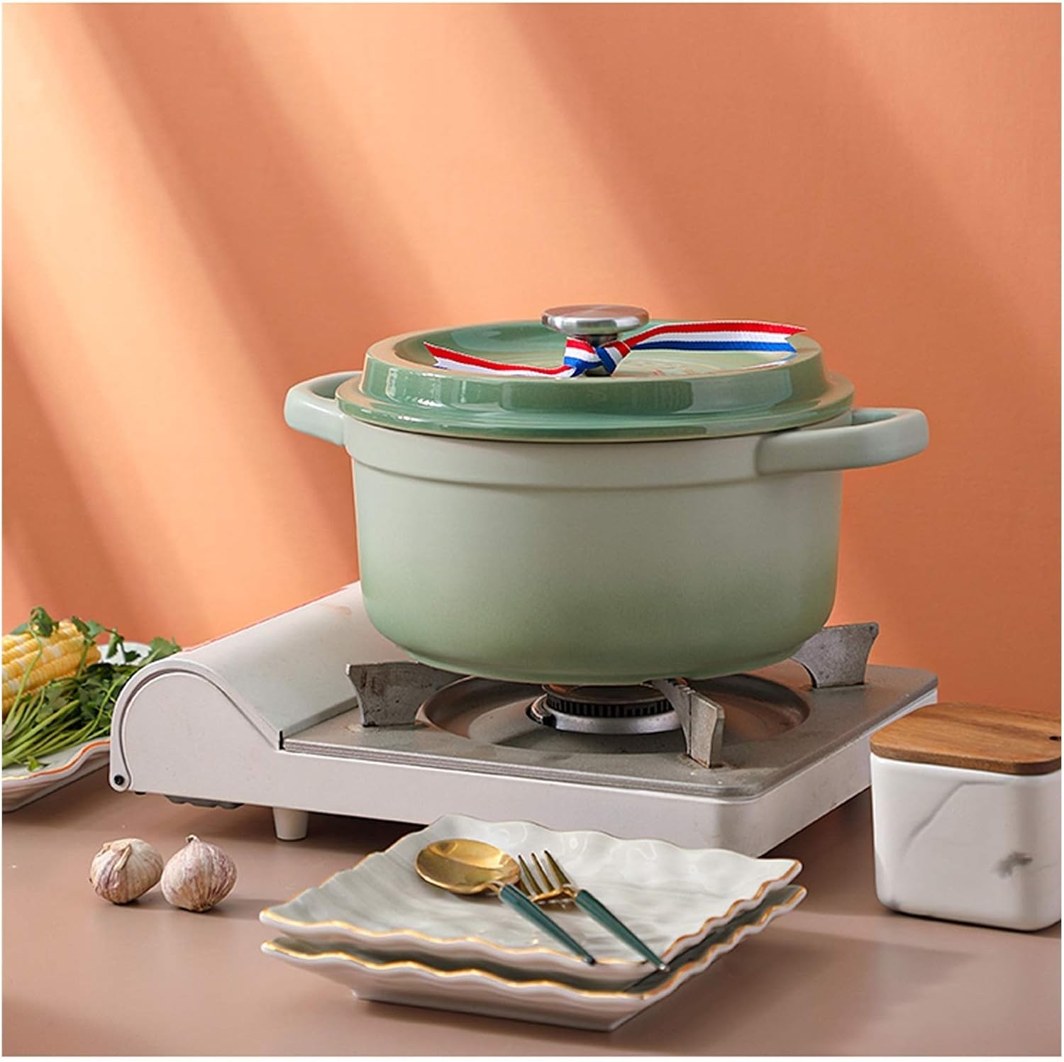SISWIM 3L Premium Ceramic Casserole with Lid