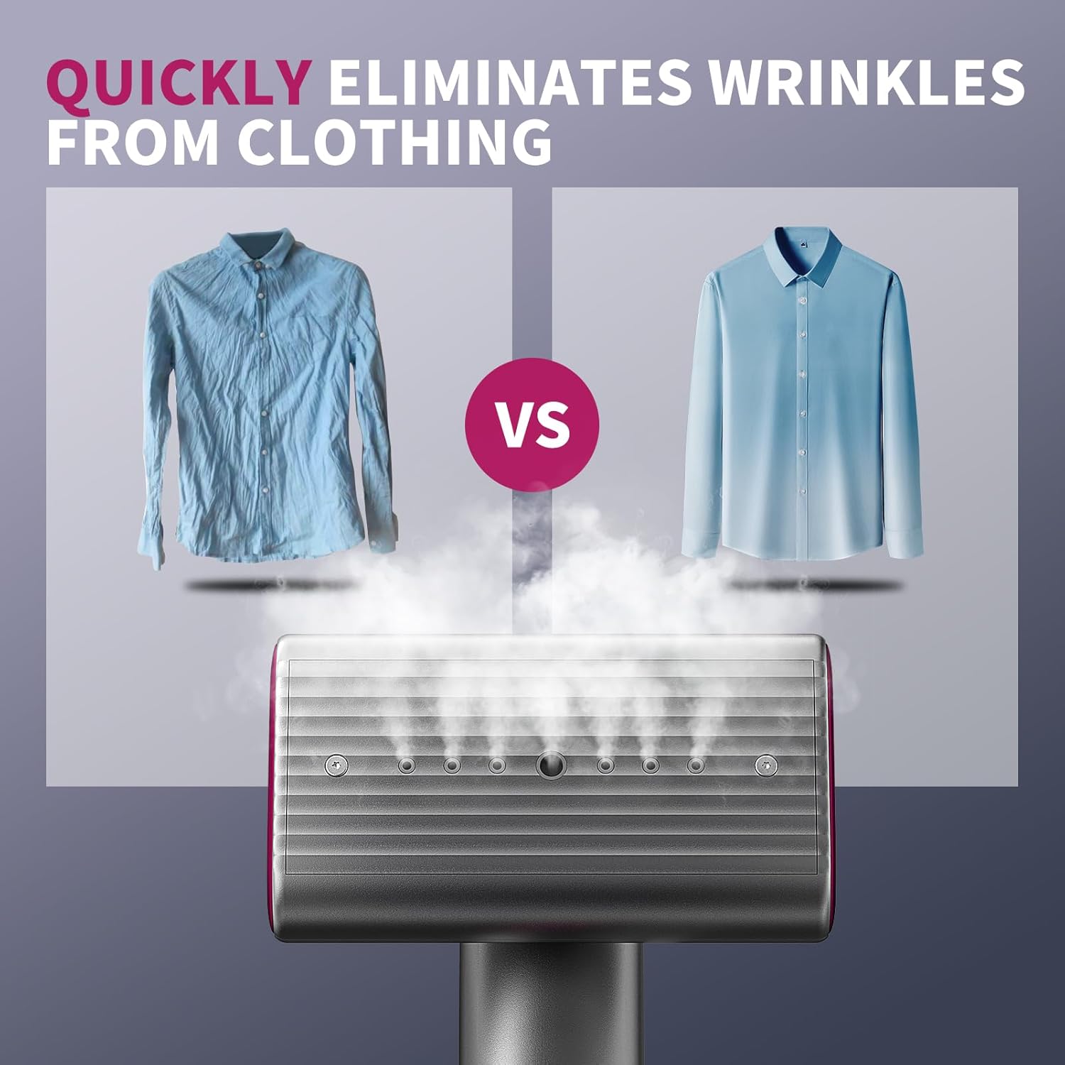 Eoubed Portable Garment Steamer for Quick Wrinkle Removal