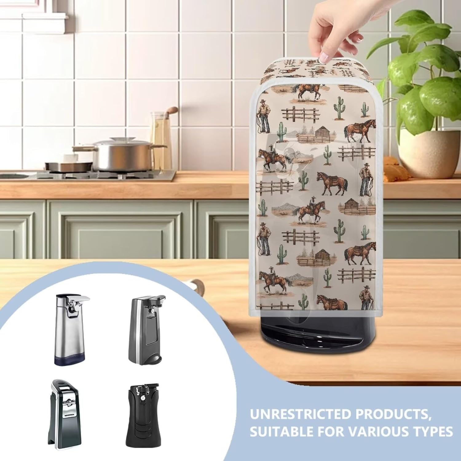 Durable Can Opener Dust Cover for Kitchen Decor