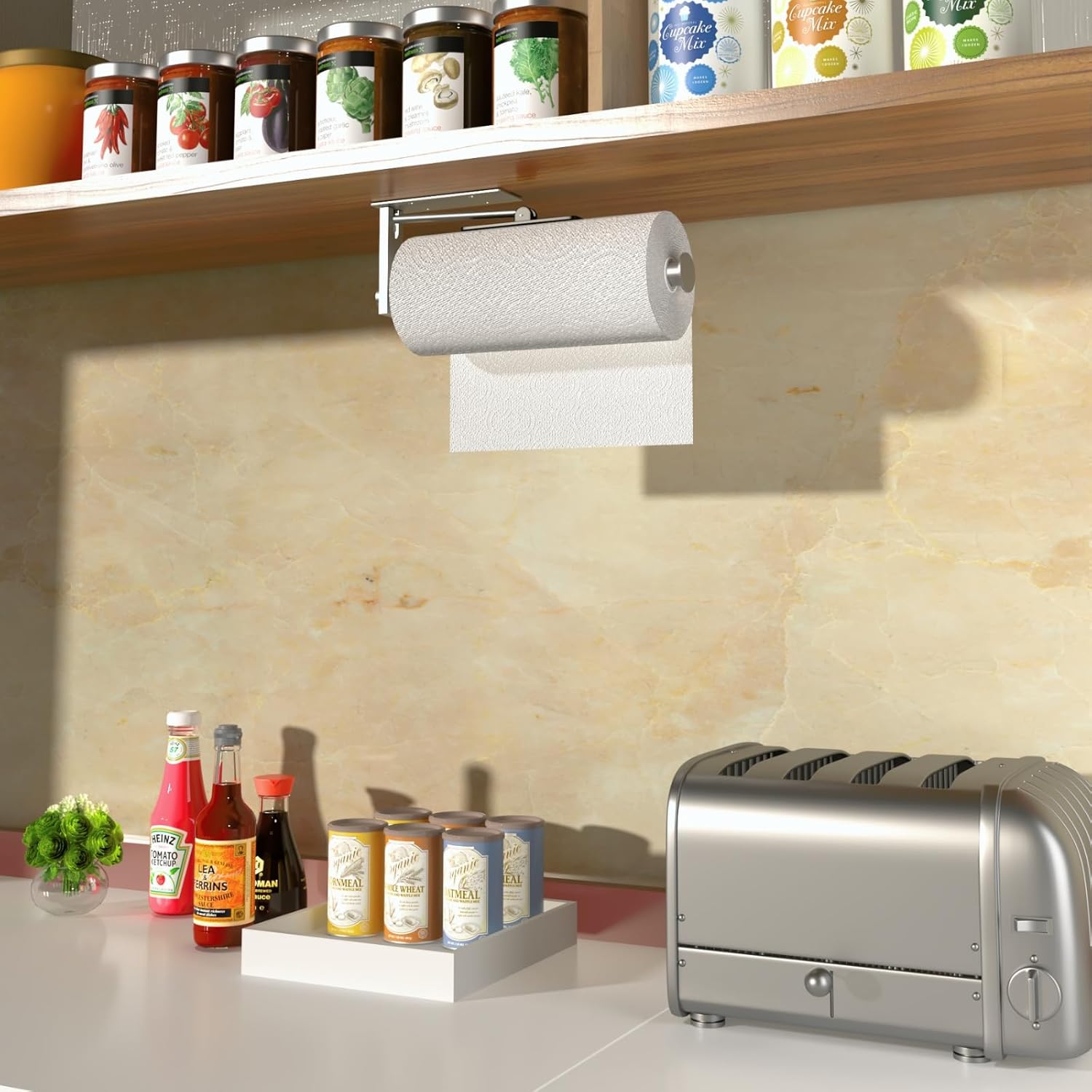 Ofiray-home Upgraded Paper Towel Holder Wall Mount