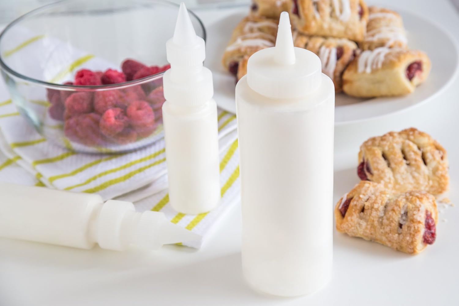 Fox Run Icing Squeeze Bottles Set of 3 Clear