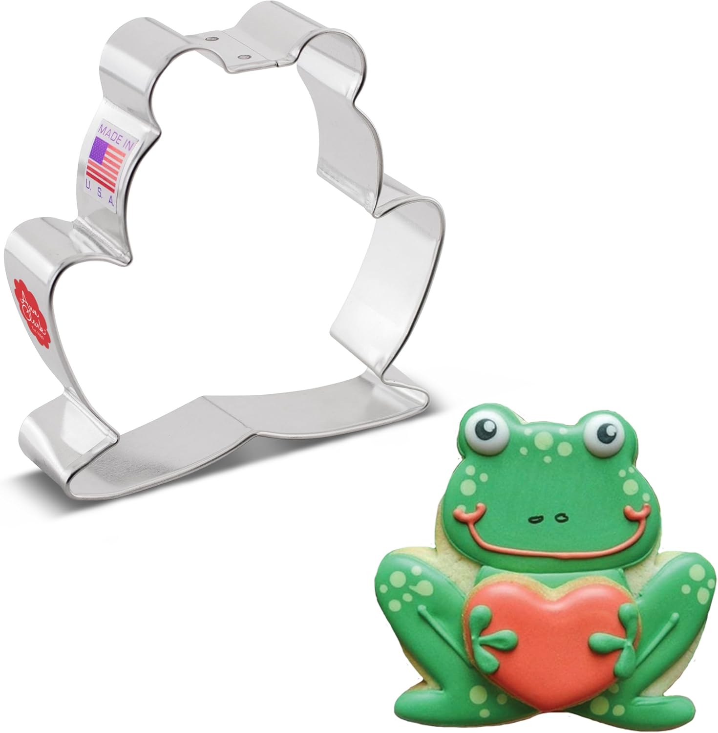 Frog Cookie Cutter 375 Inch Made in USA