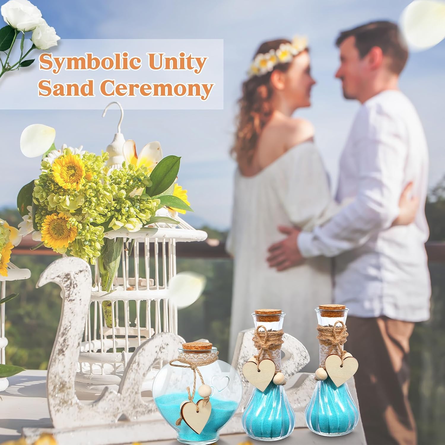 Layhit Unity Sand Ceremony Set 3 Pcs Decorative Vase