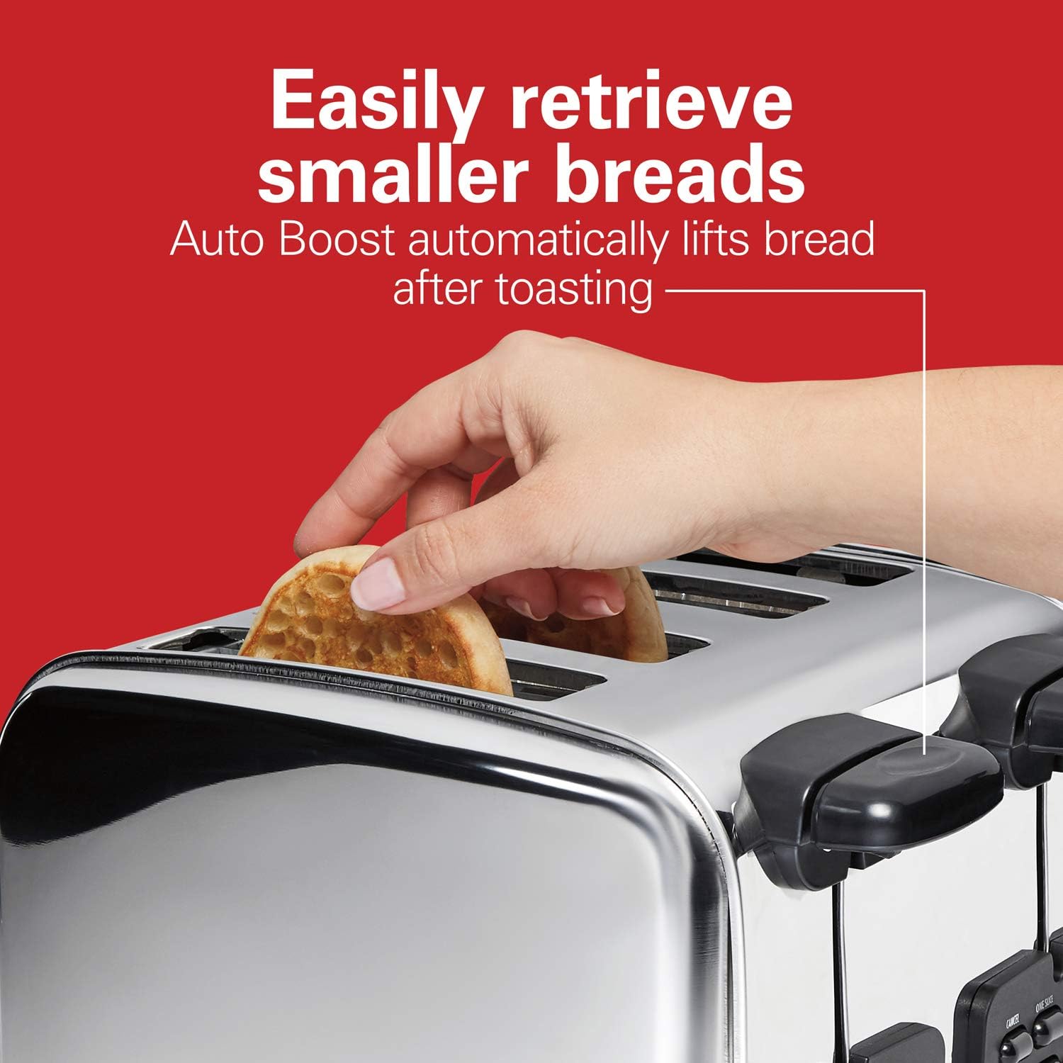 Hamilton Beach Retro Toaster with Wide Slots and Electric Can Opener