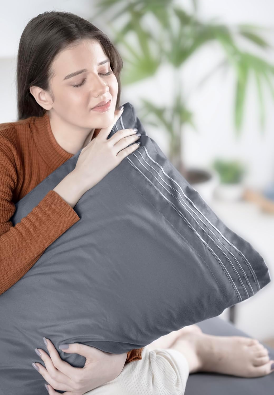 Utopia Bedding King Sheet Set Grey