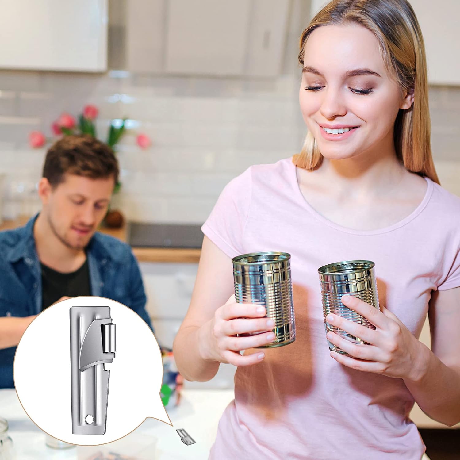 Honeydak Military Can Openers with Key Ring 18 Pieces